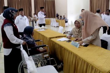 PPIH Sumbar simulasikan pelayanan haji satu atap