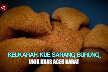 Keukarah, kue sarang burung unik khas Aceh Barat