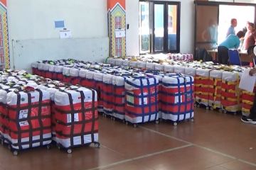 Jelang keberangkatan, calon haji Yogyakarta kumpulkan koper