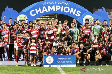 Kalah dari Persib Bandung, Madura United menjadi juara kedua Liga 1