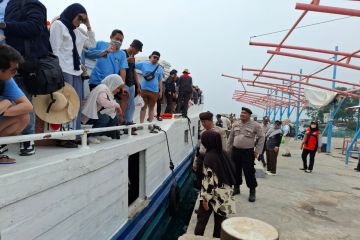 Antisipasi narkoba, Polisi perketat penjagaan di dermaga Pulau Harapan