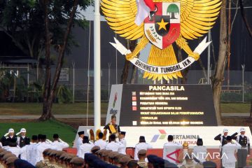 FOTO - Upacara Hari Lahir Pancasila di Dumai bersama Presiden Jokowi
