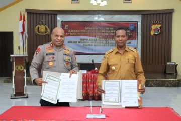 Polda Papua tandatangani hibah rekrut ribuan Bintara Polri