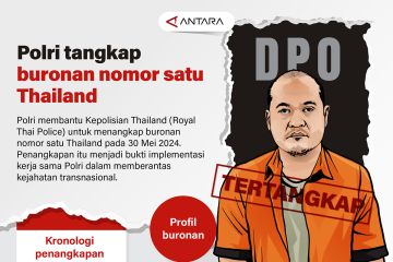 Polri tangkap buronan nomor satu Thailand