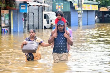 12 orang tewas dan  87.000 lainnya terdampak banjir di Sri Lanka