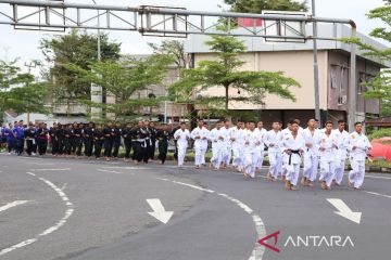 Lanudsri lakukan pembinaan personel melalui latihan bela diri