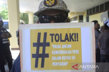 Organisasi wartawan di Kupang nyatakan sikap menolak RUU penyiaran