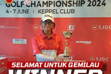 Gemilau Joanne raih juara Singapore Junior Golf Championship 2024