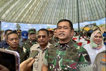 KSAD Maruli resmikan lahan ketahanan pangan terpadu di Banjarbaru