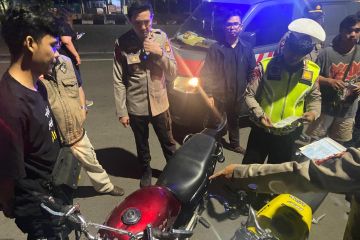 Polisi gelar patroli skala besar cegah aksi kejahatan pada akhir pekan