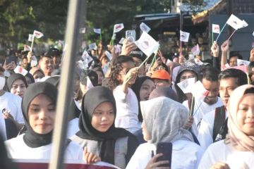 KPU Lombok Utara ajak Pilkada damai dengan jalan sehat