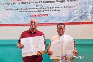 Bank DKI fasilitasi kredit kepemilikan tempat jualan di Pasar Banjaran