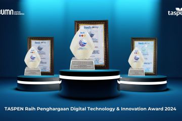 Taspen raih tiga penghargaan di Digital Technology & Innovation Award