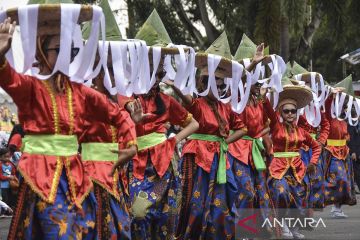 Galuh Ethnic Carnival dalam rangka hari jadi ke-382 Ciamis
