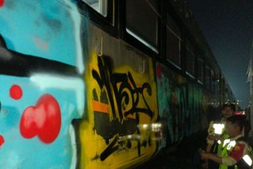 KAI Daop 1-Kepolisian koordinasi buru pelaku vandalisme gerbong kereta