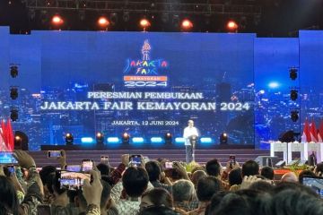 Jokowi sebut Jakarta Fair sangat ditunggu-tunggu masyarakat
