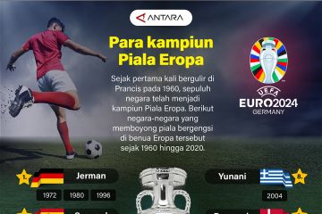 Para kampiun Piala Eropa