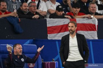 Southgate minta Inggris bermain sebagus mungkin melawan Denmark