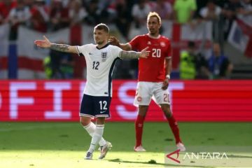 Ditahan imbang Denmark 1-1, Timnas Inggris tunda lolos ke 16 besar