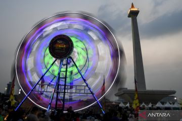 Wahana dan hiburan gratis di Jakarta Night Carnival 2024
