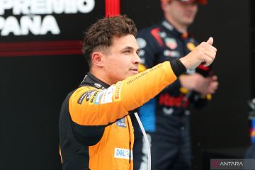 Rebut pole di GP Spanyol, Norris: Itu adalah lap yang sempurna