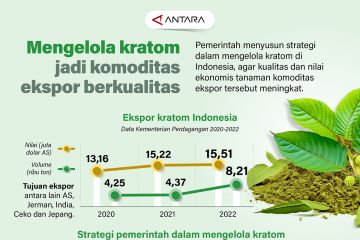 Mengelola kratom jadi komoditas ekspor berkualitas