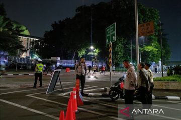 Polisi jaga ketat Jakarta International Marathon 2024