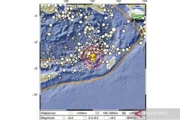 Gempa 6 magnitudo guncang Tanibar Maluku