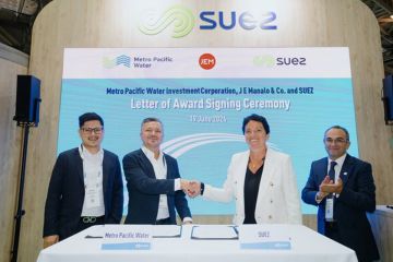 SUEZ raih tiga proyek pengolahan air baru di Asia