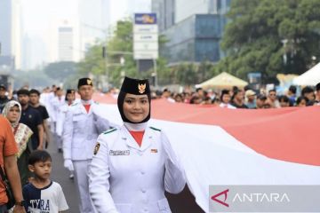 76 dari 153.000 pelajar lolos seleksi Paskibraka untuk bertugas di IKN