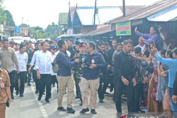 Presiden ajak menteri blusukan di Pasar Pata Kalimantan Tengah