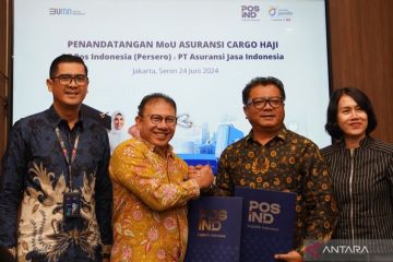 Jasindo dan Pos Indonesia beri perlindungan kargo jamaah haji