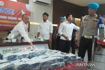 Polda Aceh gagalkan penyeludupan 180 kg sabu-sabu