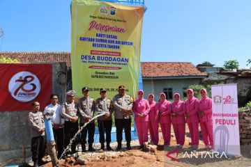 Polres Pamekasan bantu pengeboran di desa rawan kekeringan