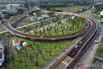 Begini penampakan jalan layang Juanda Sidoarjo dari udara