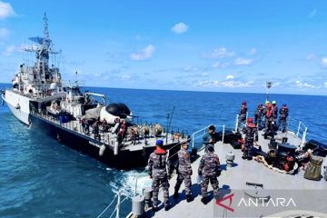 Dua KRI dari Armada I tuntaskan latihan tugas tempur di Teluk Jakarta