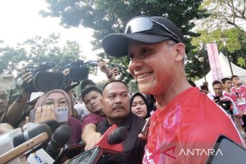 Ganjar hingga Sekjen PDIP ikuti lari marathon Soekarno Run 5 km di GBK