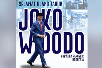 Deretan ucapan selamat untuk Presiden Jokowi di HUT ke-63