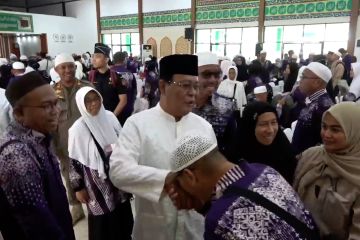 Gubernur Kalsel sambut kedatangan jamaah haji kloter 1 asal Banjar