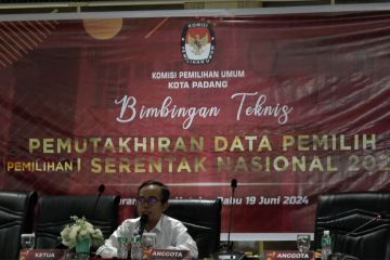 KPU Padang butuh 2.584 pantarlih untuk Pilkada 2024