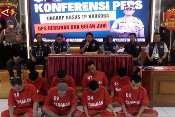 3,3 kg sabu disita Polrestabes Semarang selama Operasi Bersinar