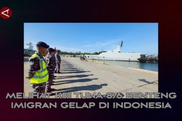 Melihat KRI TUNA-876 benteng imigran gelap di Indonesia
