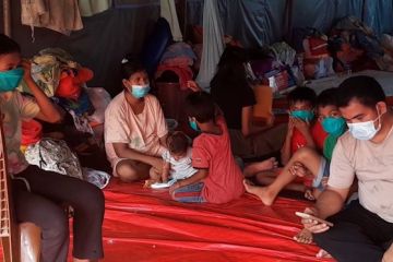 1.700 pengungsi terserang ISPA, terdampak erupsi Gunung Ibu