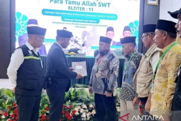 PPIH Debarkasi UPG sambut kedatangan jamaah haji asal Maluku Utara