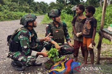 Satgas TNI Habema gelar Hari Berkat di Nduga