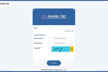 Pemkot Tangerang: Skrining TBC mandiri agar cepat deteksi & ditangani