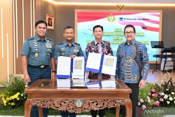 TNI AL dan Freeport Indonesia kerja sama bangun dermaga di Timika