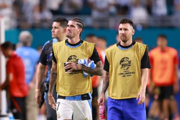 Lionel Messi kembali berlatih bersama tim Argentina