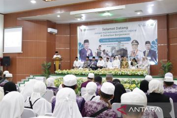 2.556 haji Embarkasi Banjarmasin sudah dipulangkan 