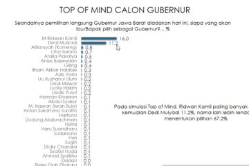 Indikator: Ridwan Kamil, Dedi Mulyadi, Komeng unggul di Pilkada Jabar